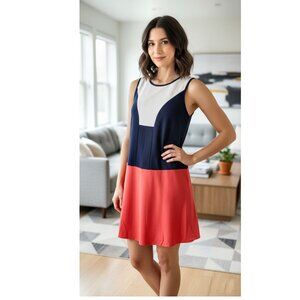 TANYA TAYLOR 'Kit' Women's Colourblock Dress Size 2